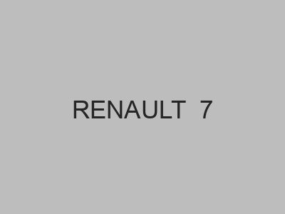 Enganches económicos para RENAULT  7